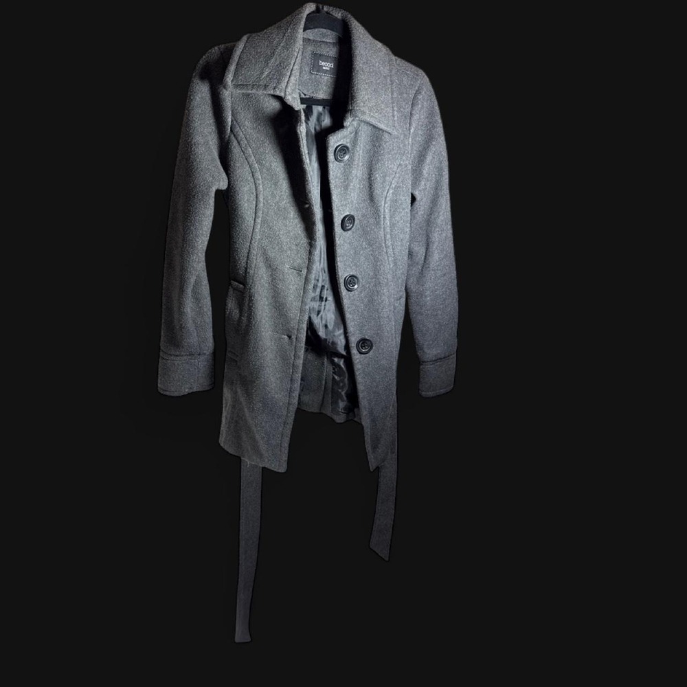 Grey Peacoat